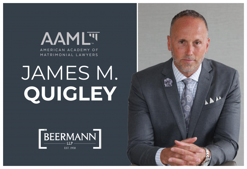 CONGRATULATIONS James M. Quigley – President of the Illinois Chapter of The American Academy of Matrimonial Lawyers