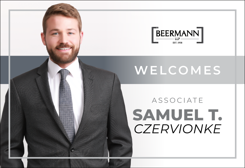 Beermann LLP Welcomes Samuel T. Czervionke