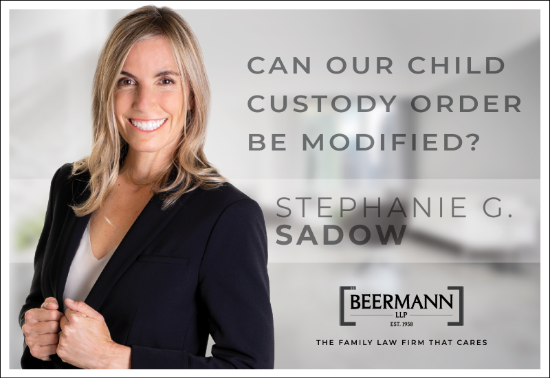 Can Our Child Custody Order Be Modified?